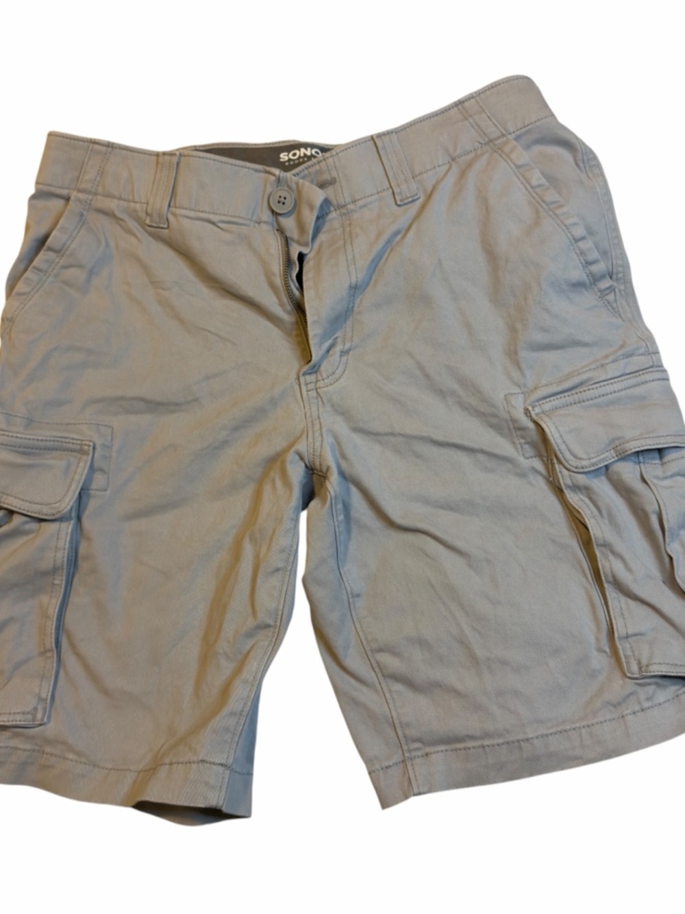 Sonoma Men's Light Gray Cargo Shorts (002)